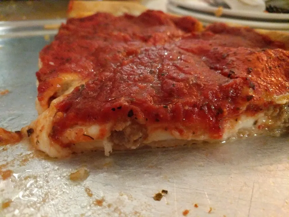 Deep Dish Italian Sausage Pizza