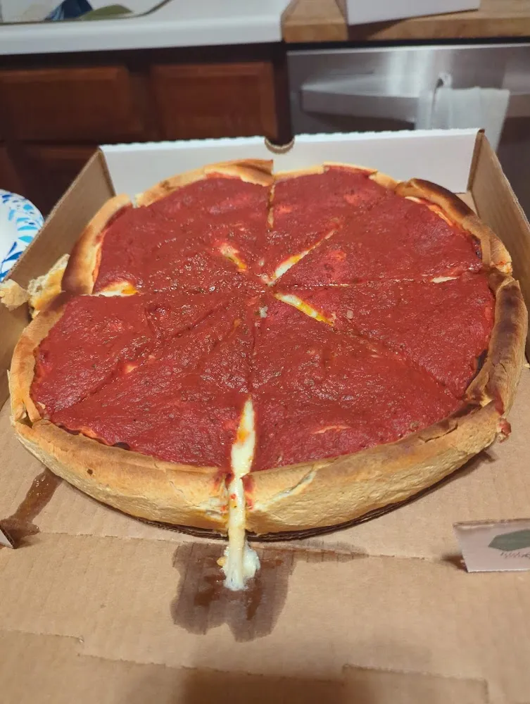 Deep Dish Thick Crust Pizza